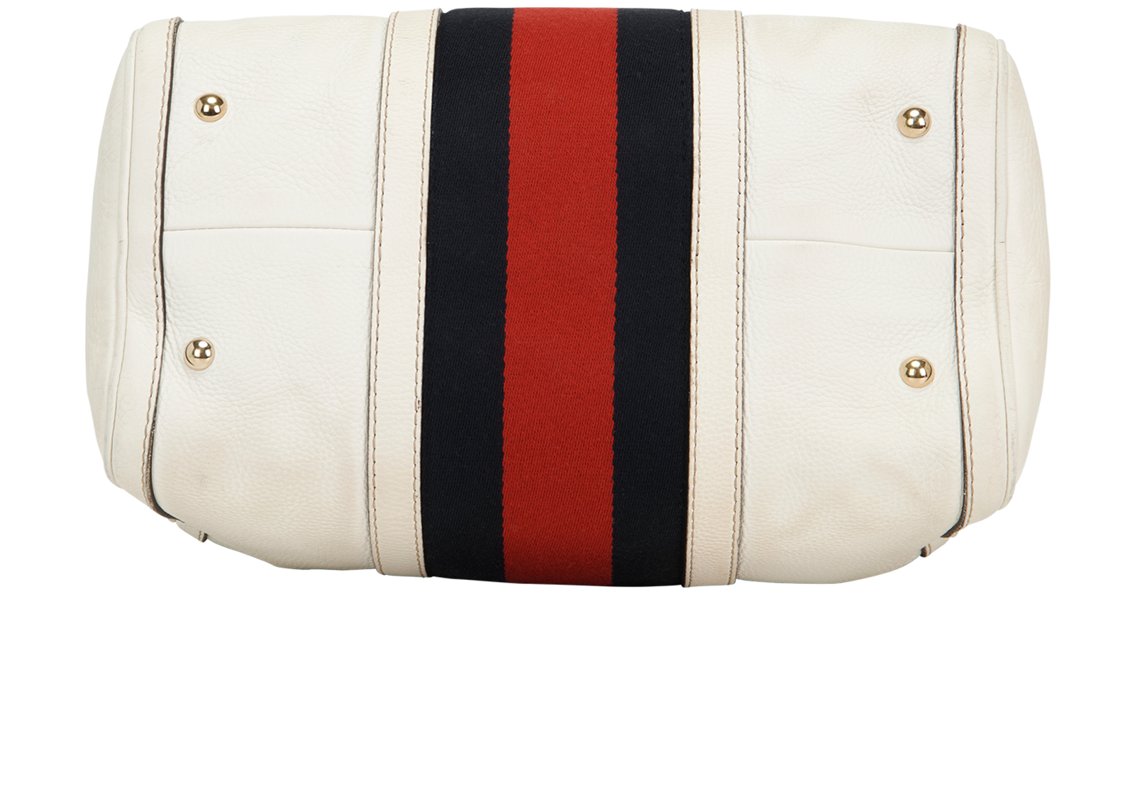 Vintage Joy Boston Bag, &pound;350, Handbags, White, Leather, Top view